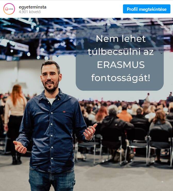 HÖOK: FONTOS AZ ERASMUS