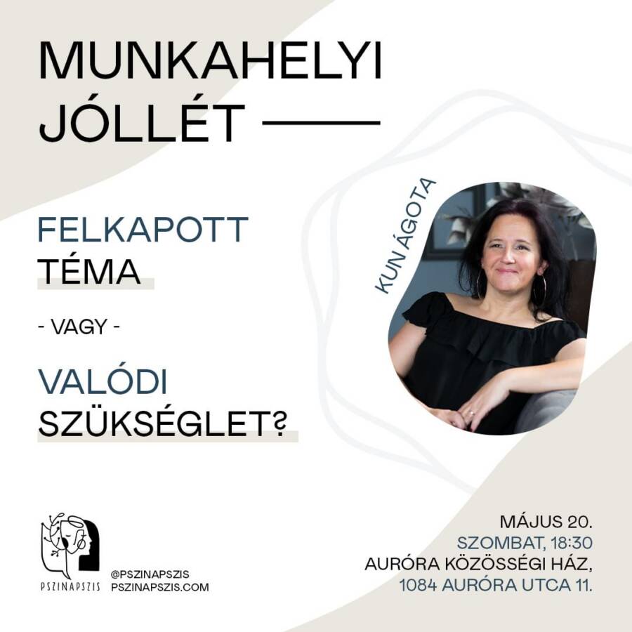 MUNKAHELYI JÓLLÉT – SZÜKSÉGLET VAGY FELKAPOTT TÉMA?