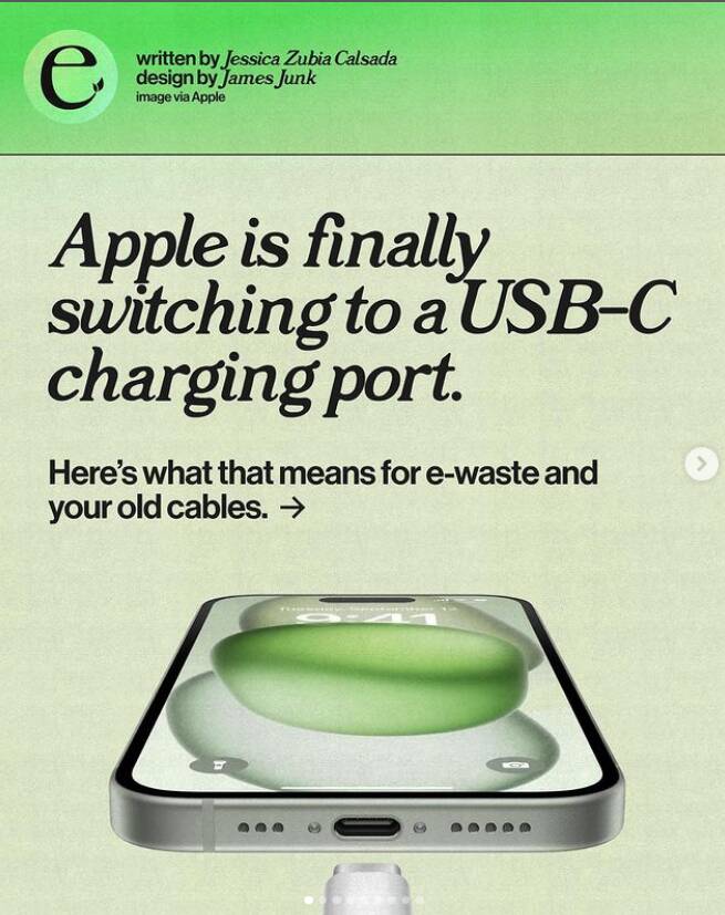 AZ APPLE C-S TÖLTŐRE VÁLT, DE MIT JELENT EZ A KÖRNYEZETVÉDELEMRE?