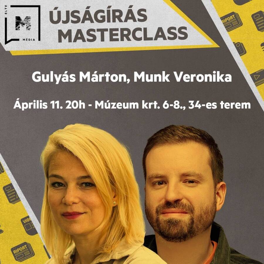 ÚJSÁGÍRÁS MASTERCLASS VOL.2