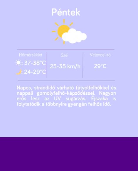 EFOTT IDŐJÁRÁS JELENTÉS – PÉNTEK