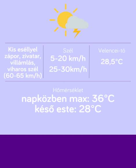 EFOTT IDŐJÁRÁS ELŐREJELZÉS – SZERDA