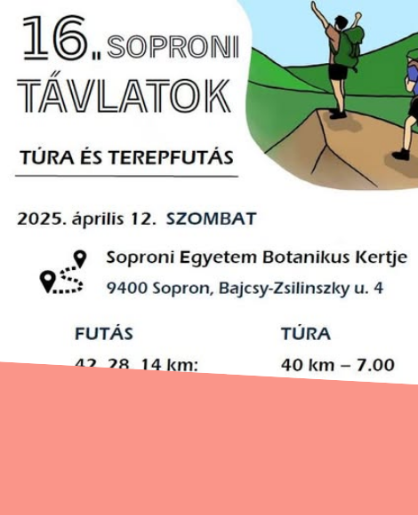 Fuss vagy túrázz április 12-én Sopronban